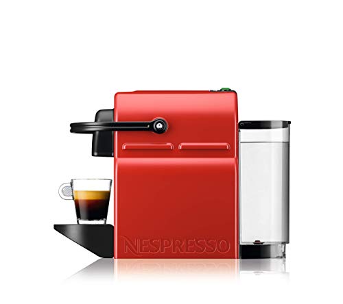 Nobexa Inissia Rouge Rubis – Cafetière à Capsules, Réservoir 0,7 L