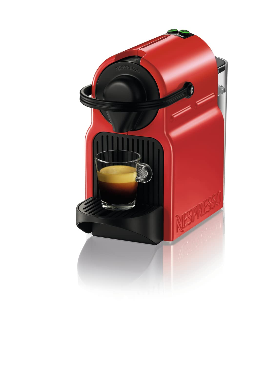 Nobexa Inissia Rouge Rubis – Cafetière à Capsules, Réservoir 0,7 L