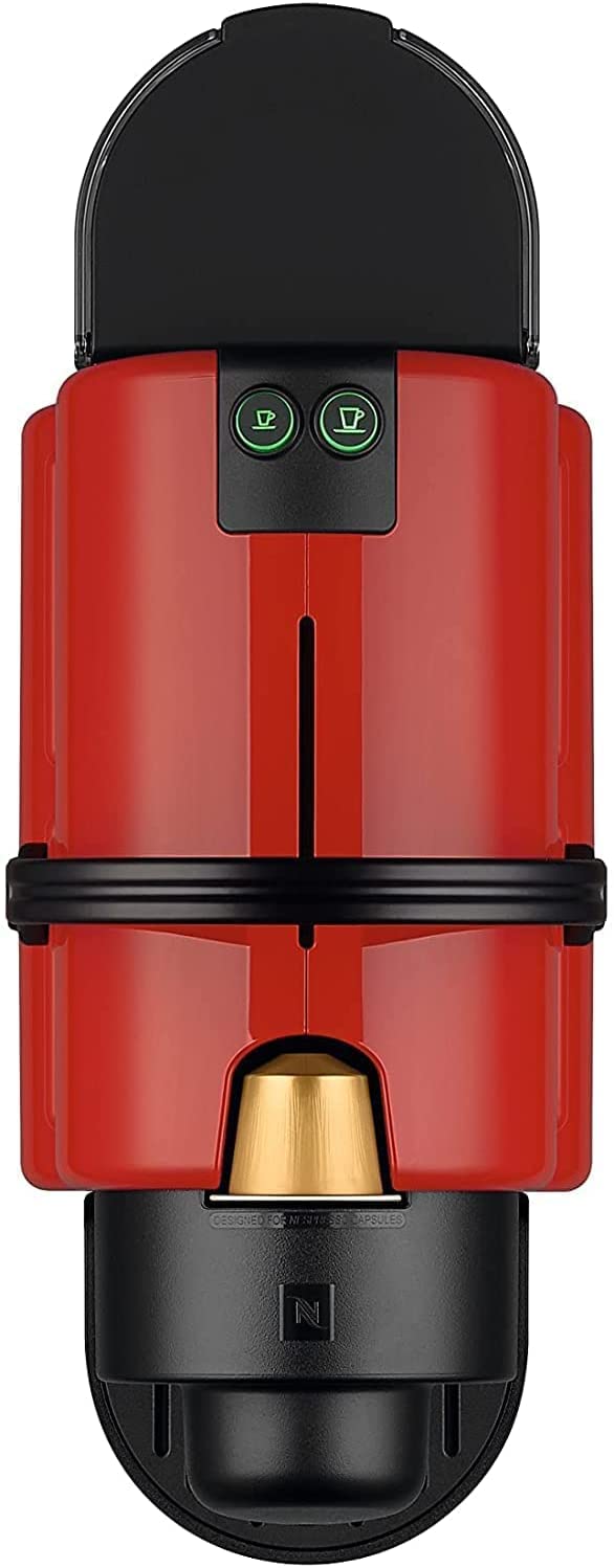 Nobexa Inissia Rouge Rubis – Cafetière à Capsules, Réservoir 0,7 L