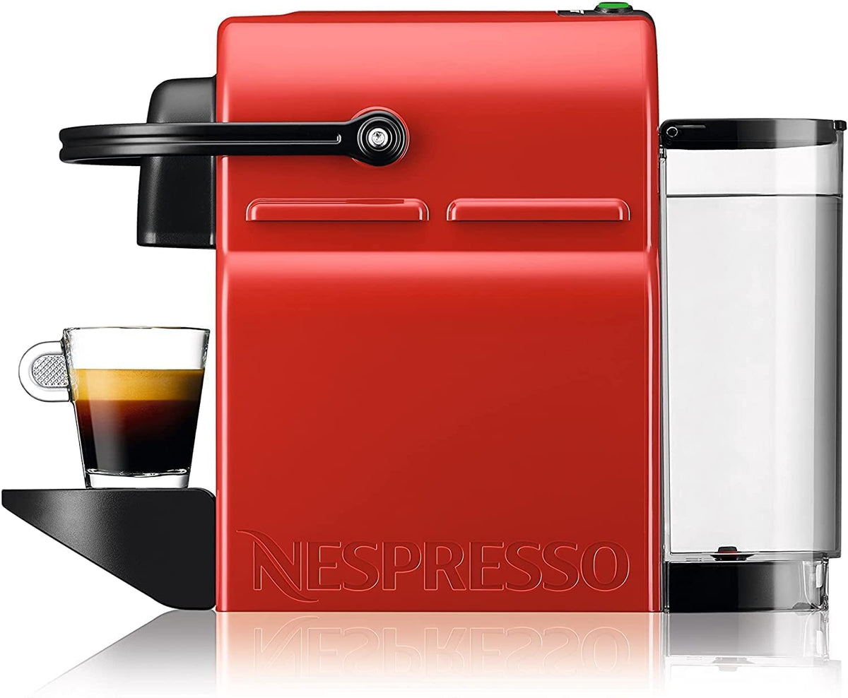 Nobexa Inissia Rouge Rubis – Cafetière à Capsules, Réservoir 0,7 L