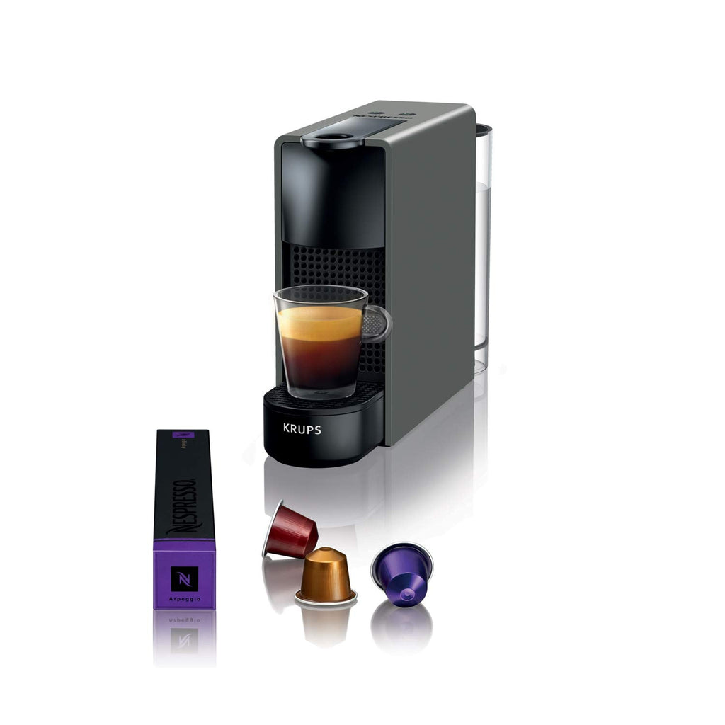 Nobexa Essenza Mini Gris Intense – Cafetière à Capsules Design