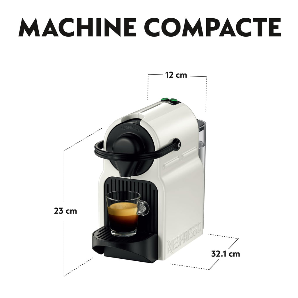 Nobexa Inissia Blanche – Cafetière Espresso 19 Bars