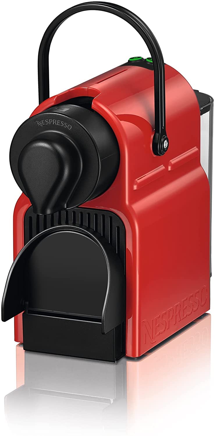 Nobexa Inissia Rouge Rubis – Cafetière à Capsules, Réservoir 0,7 L
