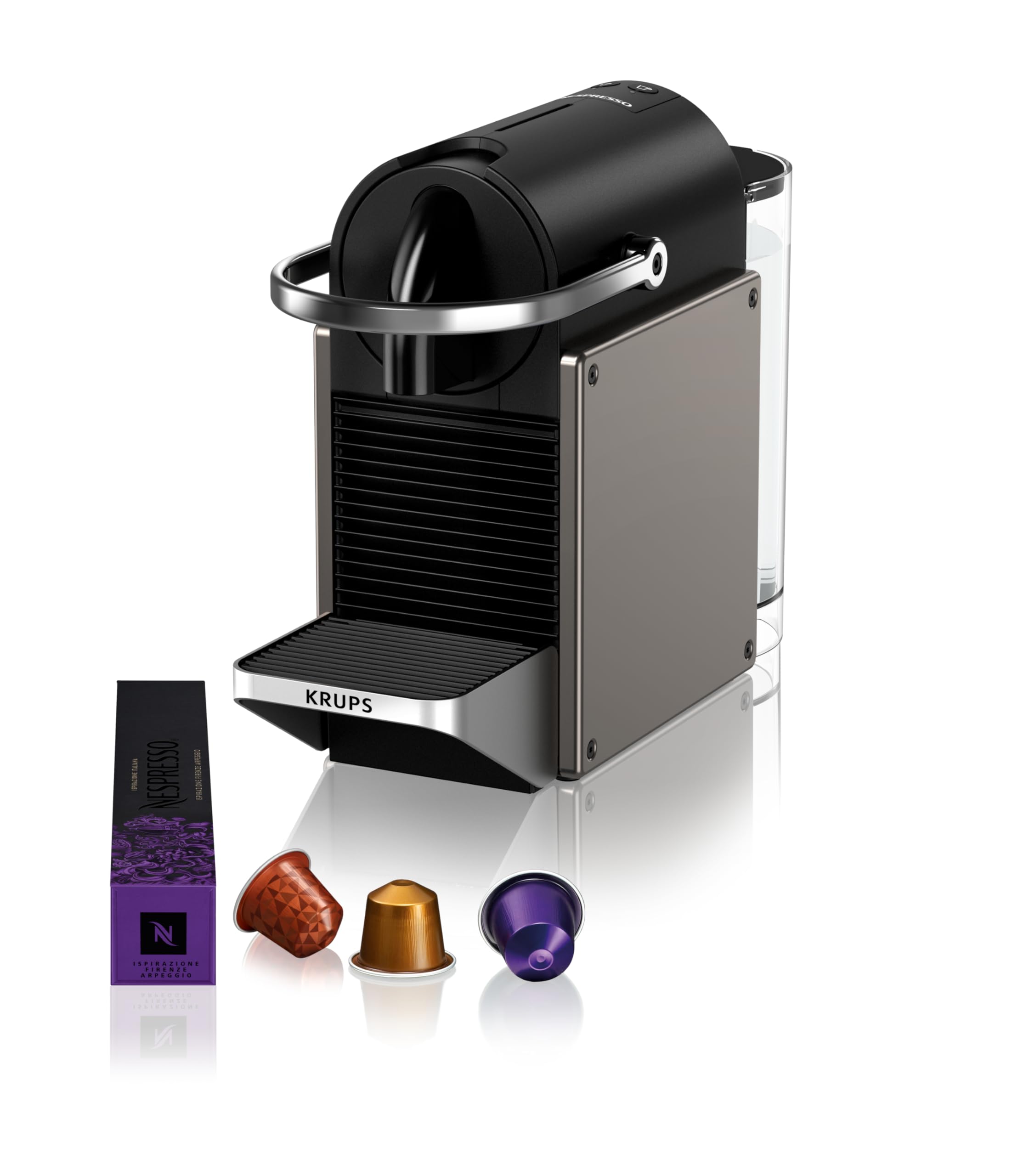 Nobexa Pixie Titane – Machine à Capsules au Style Industriel