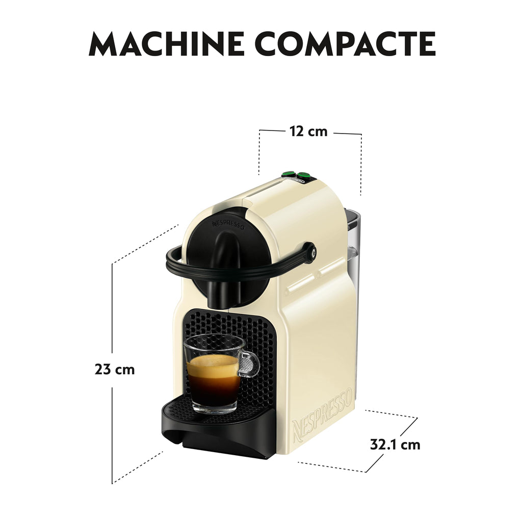 Nobexa Inissia – Machine à Capsules Compacte, Crème Vanille